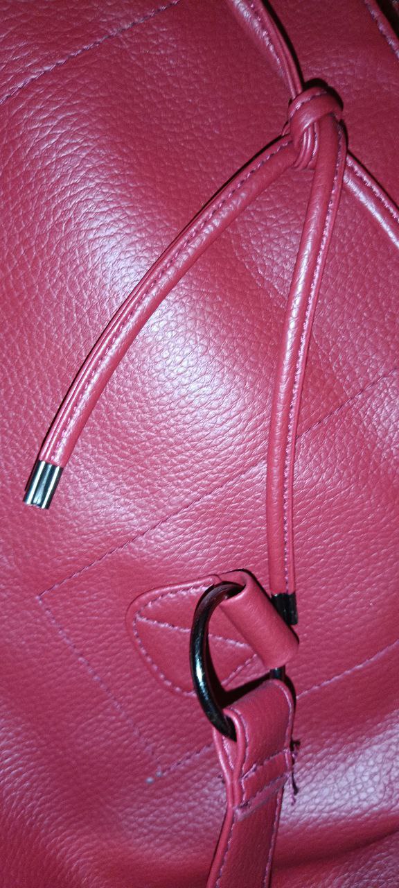 Красная сумка-шопер Daniel Hechter - Одежда в Люберцы - фото 4