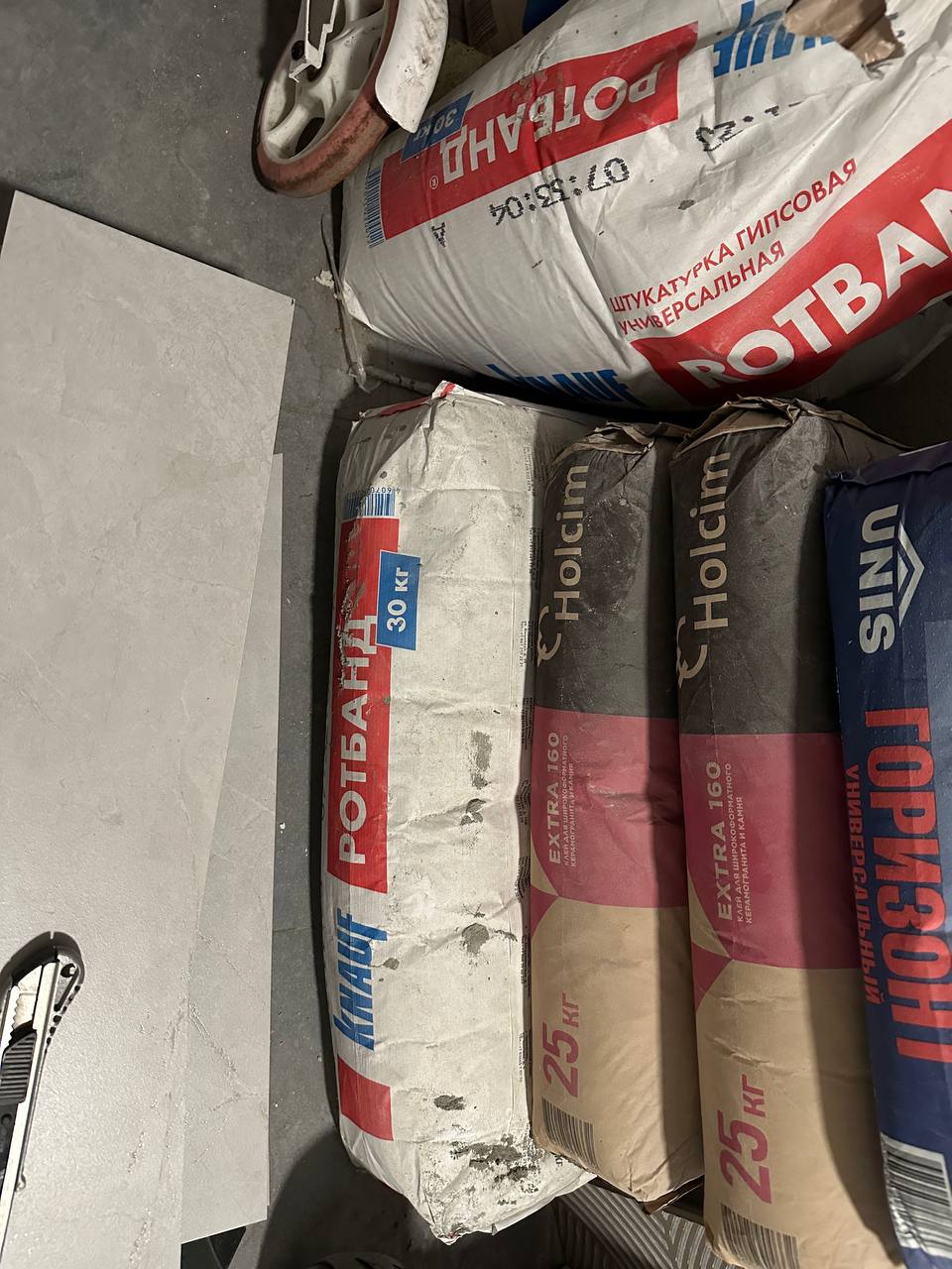Плиточный клей и ротбанд - Для дома и дачи в Люберцы