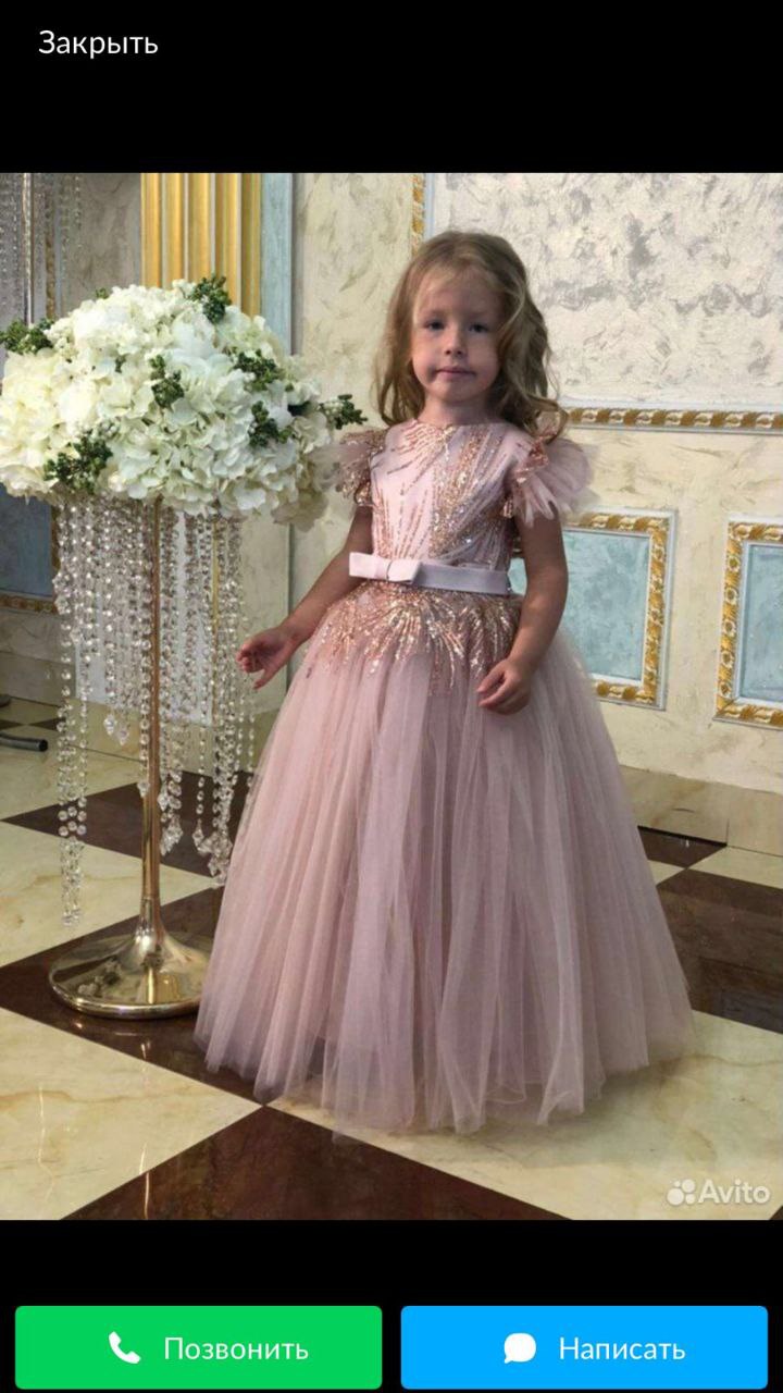 Детское платье нарядное на выпускной - частное объявление в Воронеж