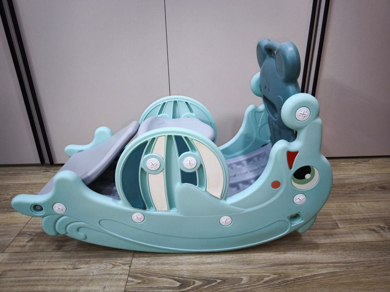 Горка, качалка, баскетбол 3 в 1 - Товары для детей в Воронеж - фото 3