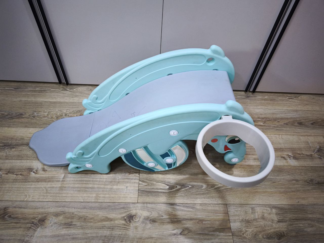 Горка, качалка, баскетбол 3 в 1 - Товары для детей в Воронеж - фото 5