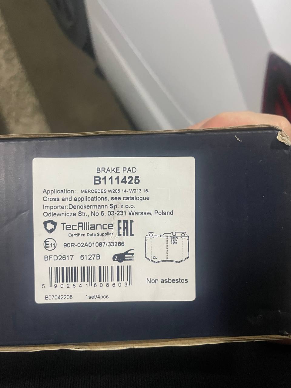 Продам колодки на мерседесе w213 - Запчасти в Ростов-на-Дону - фото 3
