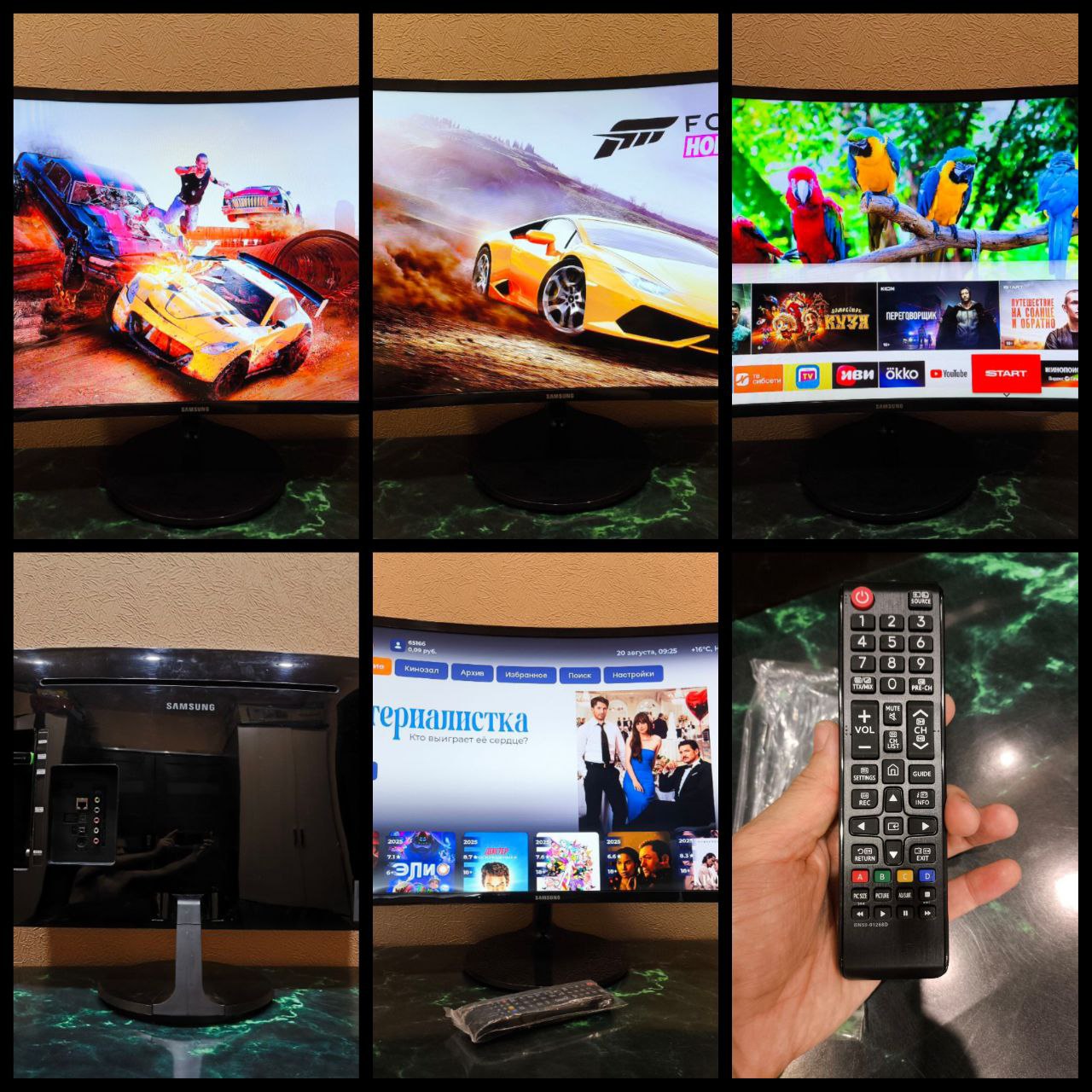 Изогнутый Smart телевизор V32F390SIX - Электроника в Новосибирск