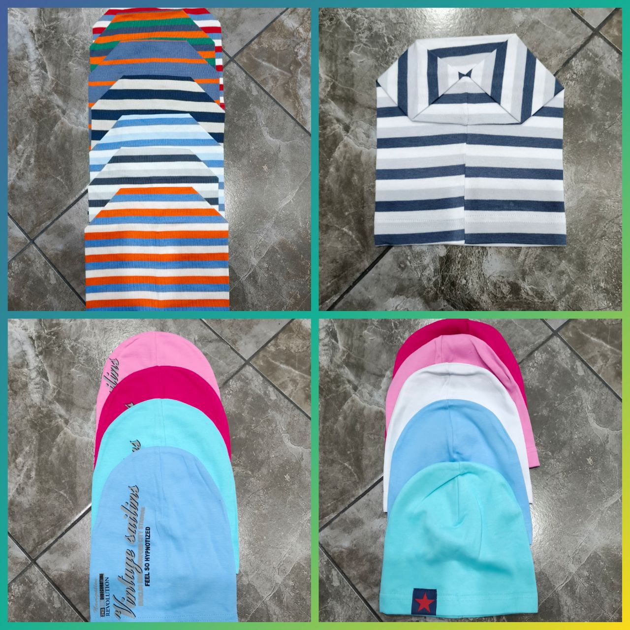 Шапочки детские хлопковые - Товары для детей в Новосибирск