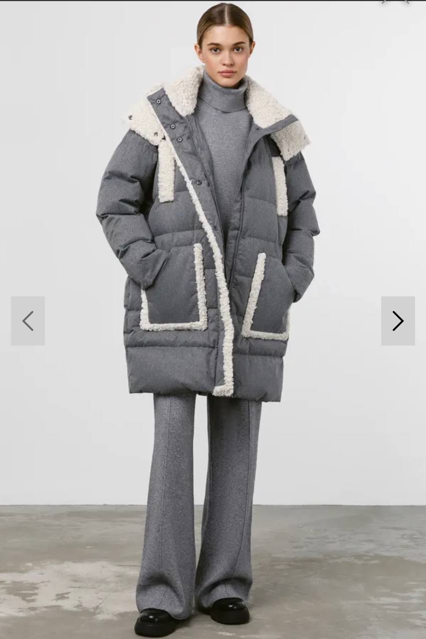 Продам зимний пуховик Снежная Королева - Одежда в Новосибирск