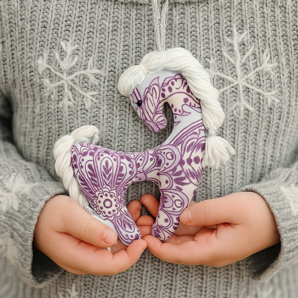 Елочные игрушки «Лошадки» ручной работы - Хобби и отдых в Химки - фото 3