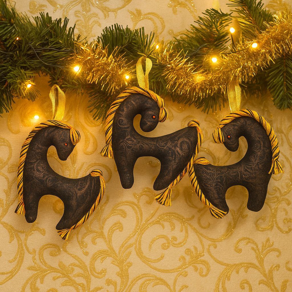 Елочные игрушки «Лошадки» ручной работы - Хобби и отдых в Химки - фото 6