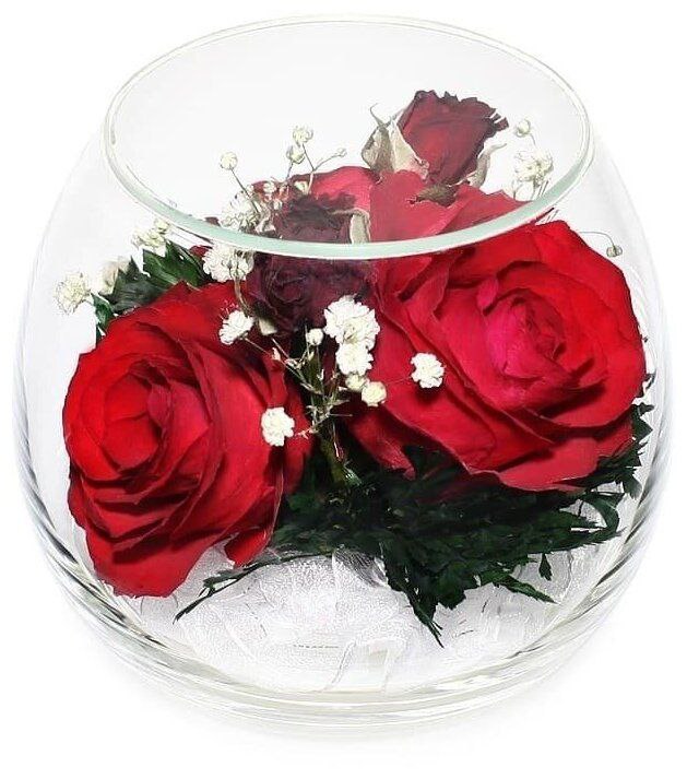 Розы в стекле — букет который не завянет ко Дню Матери - Хобби и отдых в Владивосток