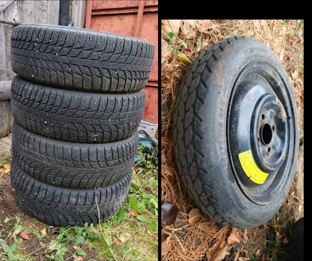 Продам Комплект Резины Зима R17 и Запаски - частное объявление в Хабаровск