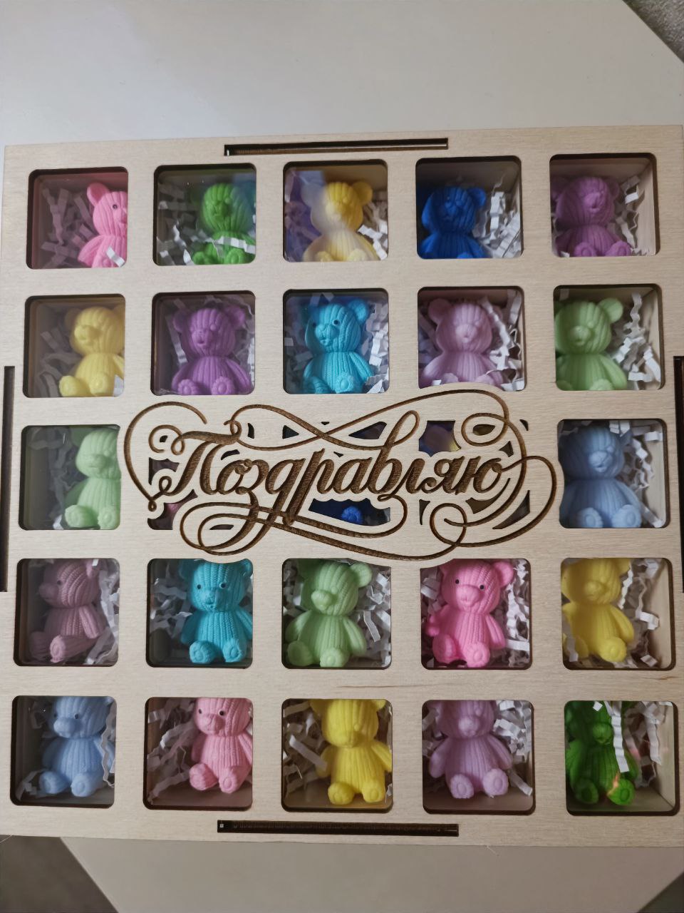 Набор мыла "Мишки" 25 штук - частное объявление в Щелково