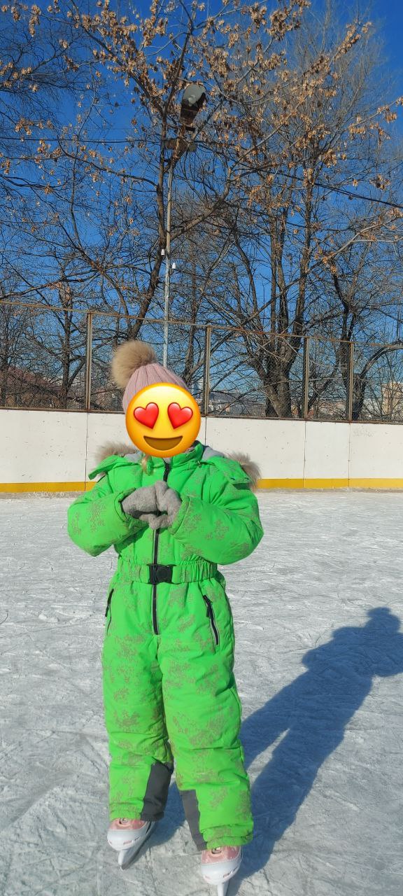 Тёплый зимний комбинезон для девочки - Товары для детей в Владивосток - фото 2