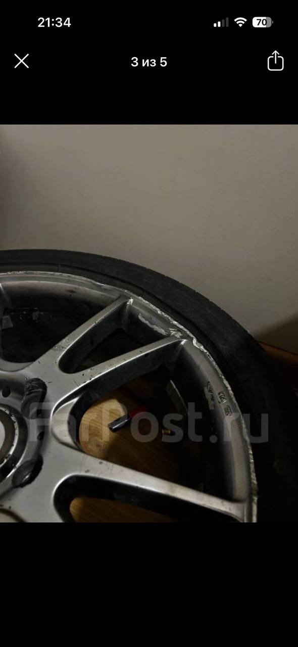 Диски Japan Melber 17 дюймов - Авто в Владивосток - фото 2