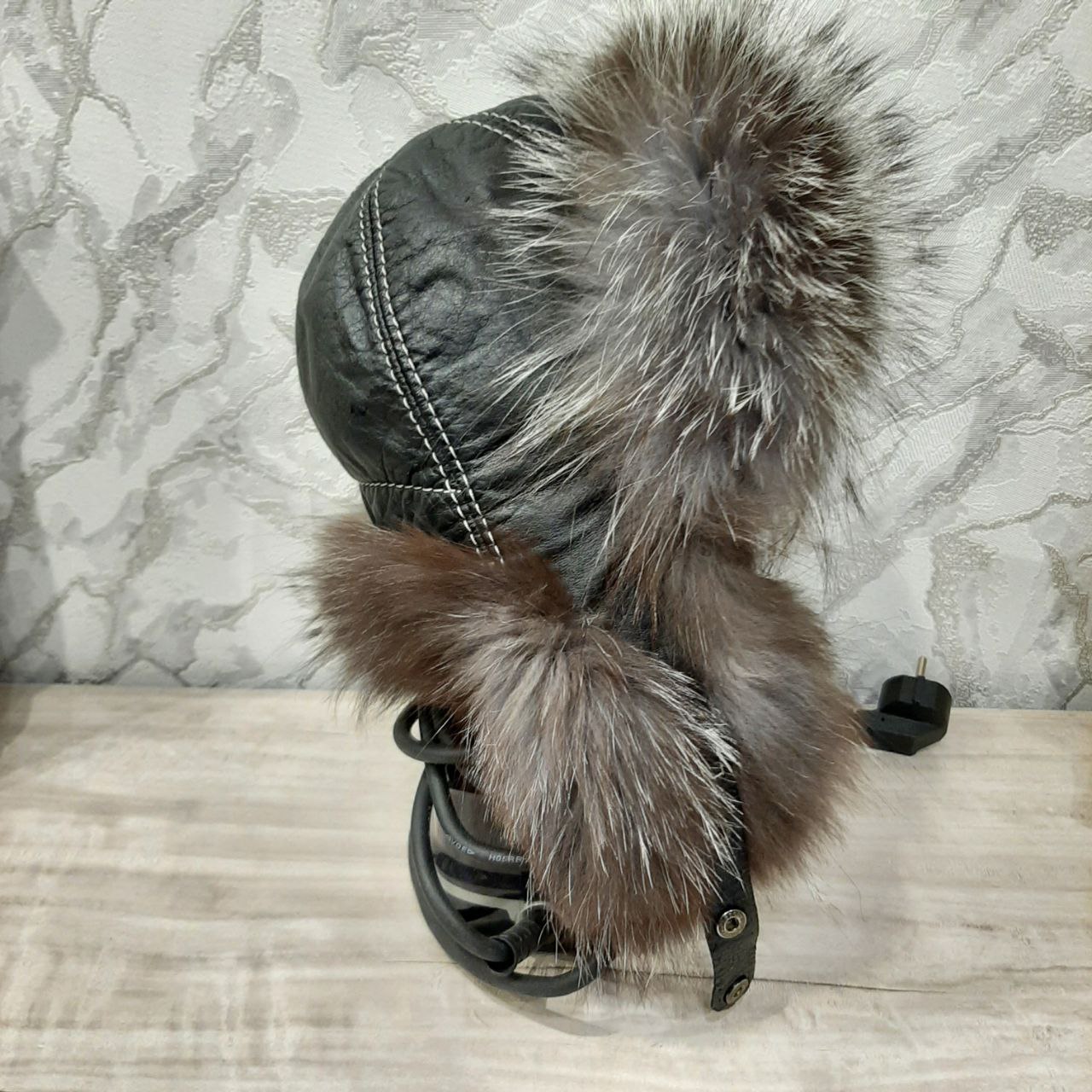 Натуральная зимняя шапка для мальчика - Одежда в Чита