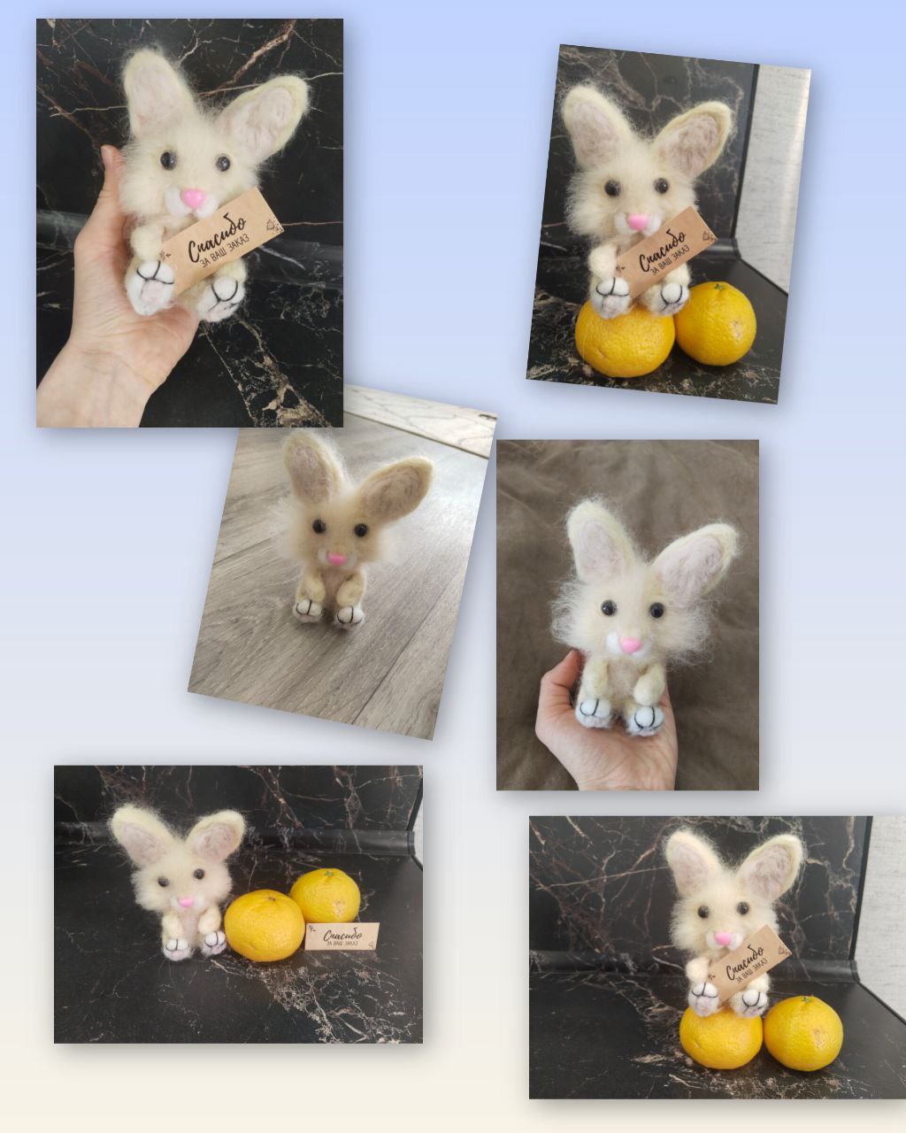 Новогодний зайчик ручной работы - Хобби и отдых в Тюмень