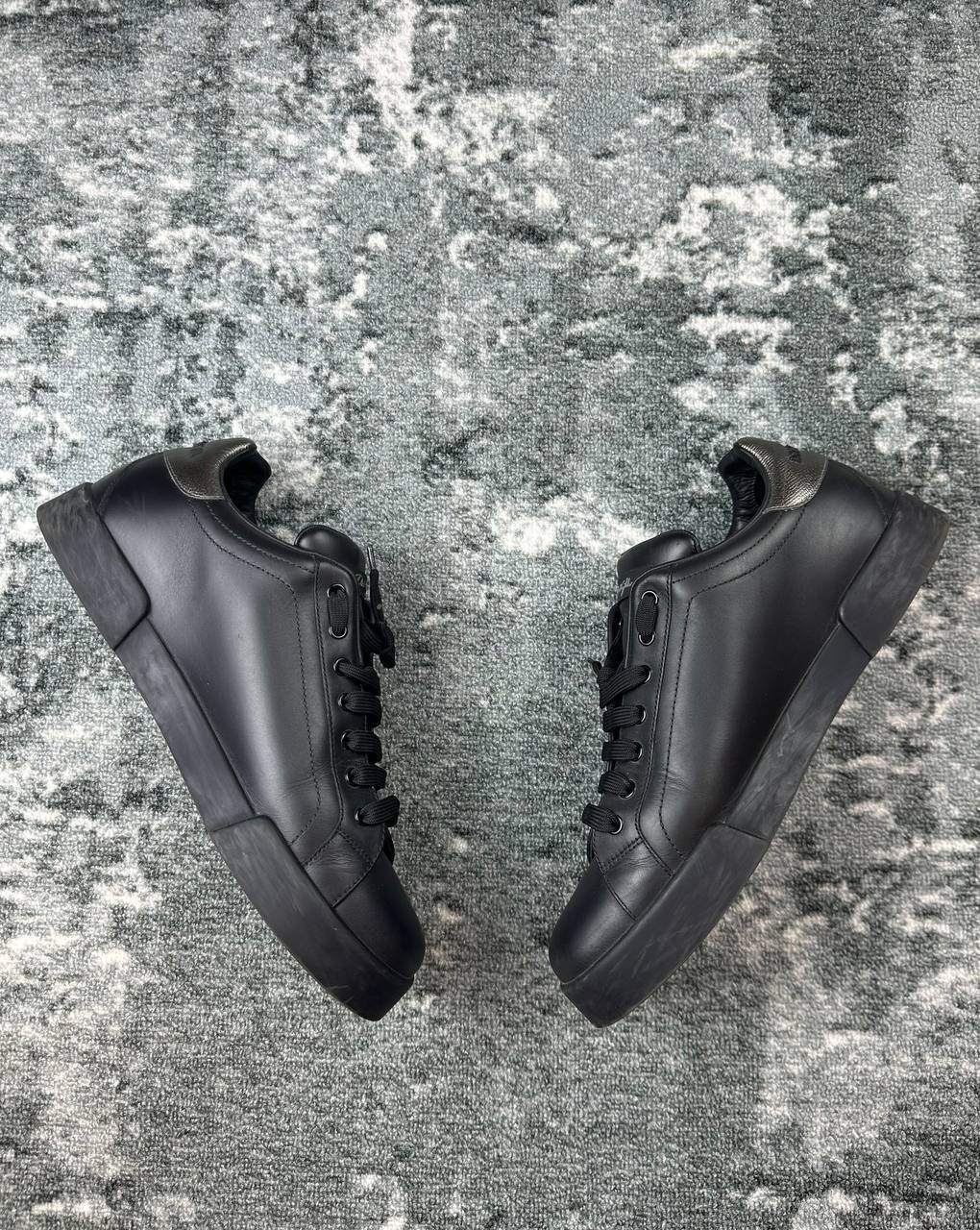 Dolce & Gabbana Black Leather Portofino Crown Patch - Одежда в Архангельск - фото 5