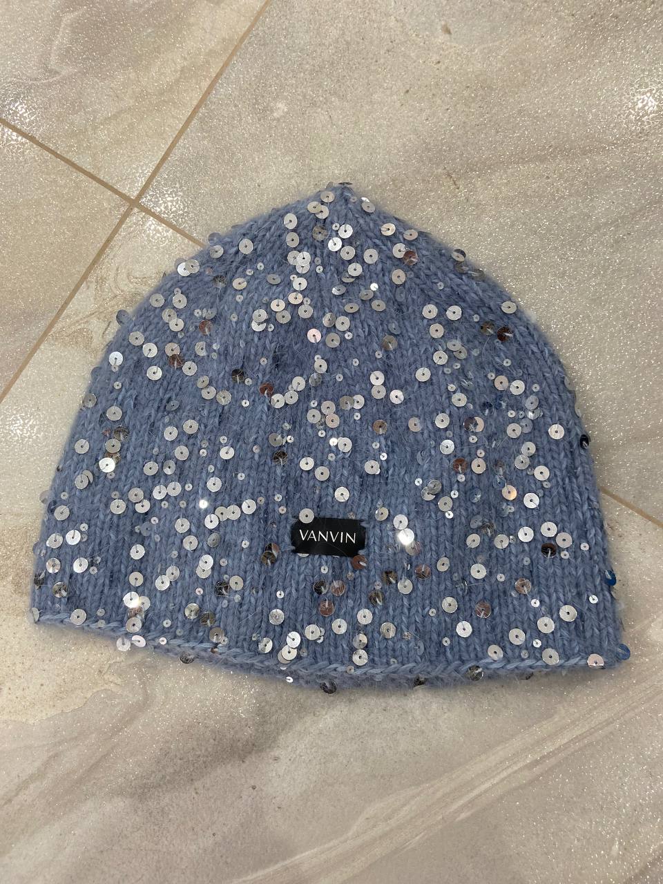 Шапочка из пуха норки с пайетками - Одежда в Иркутск