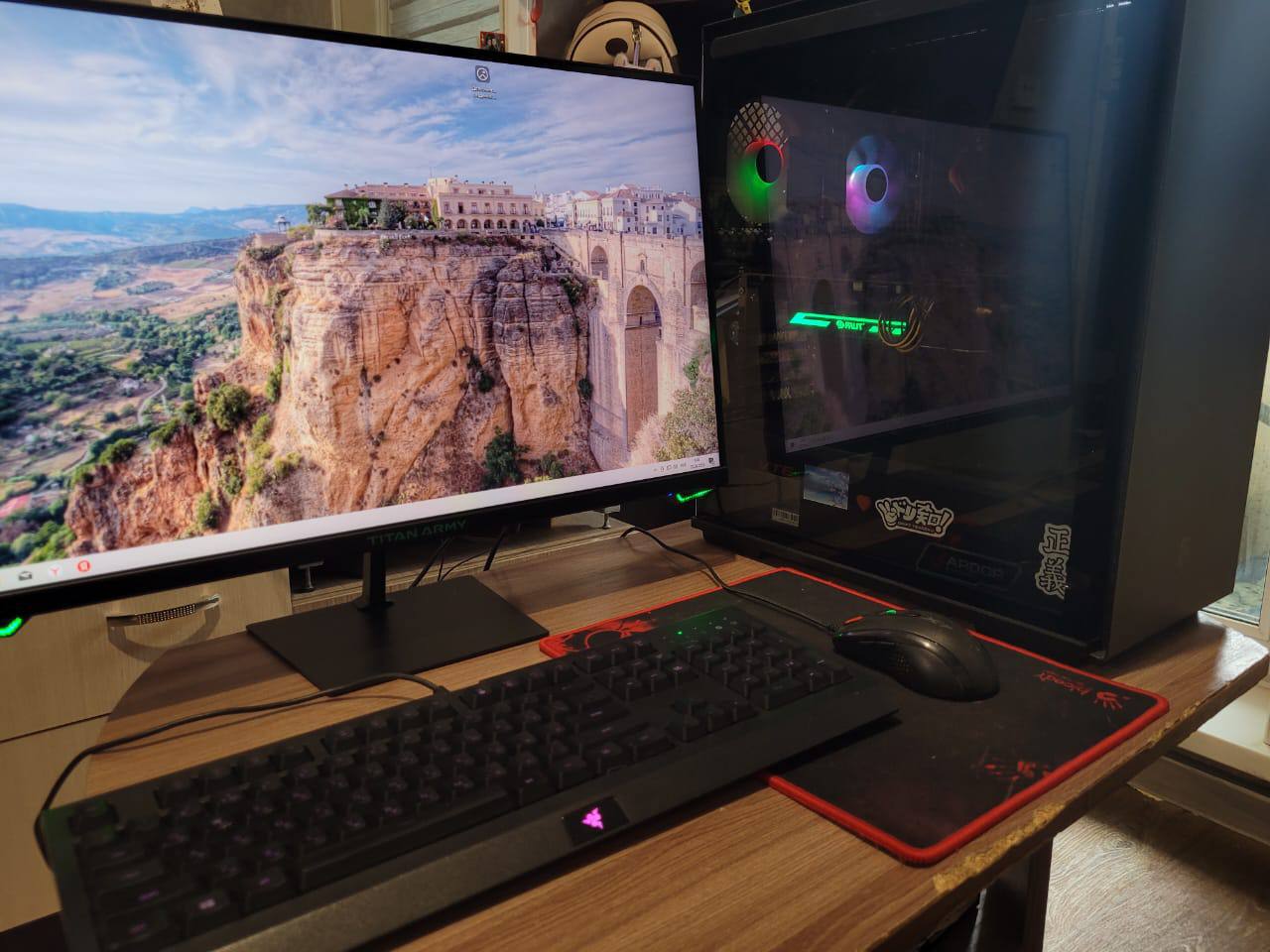 Игровой компьютер с периферией - Электроника в Хабаровск