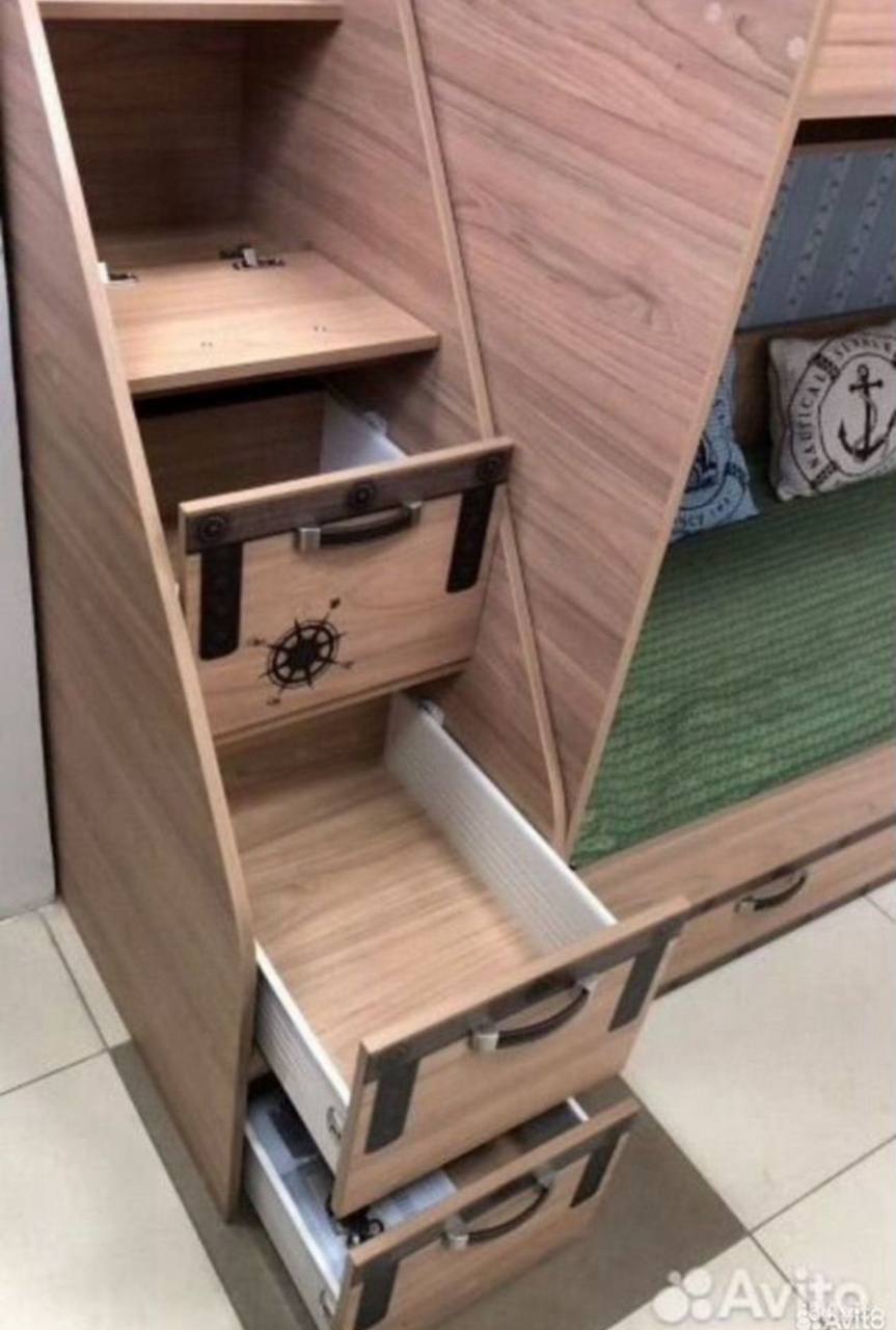 Двухъярусная кровать с ящиками - Товары для детей в Хабаровск - фото 3