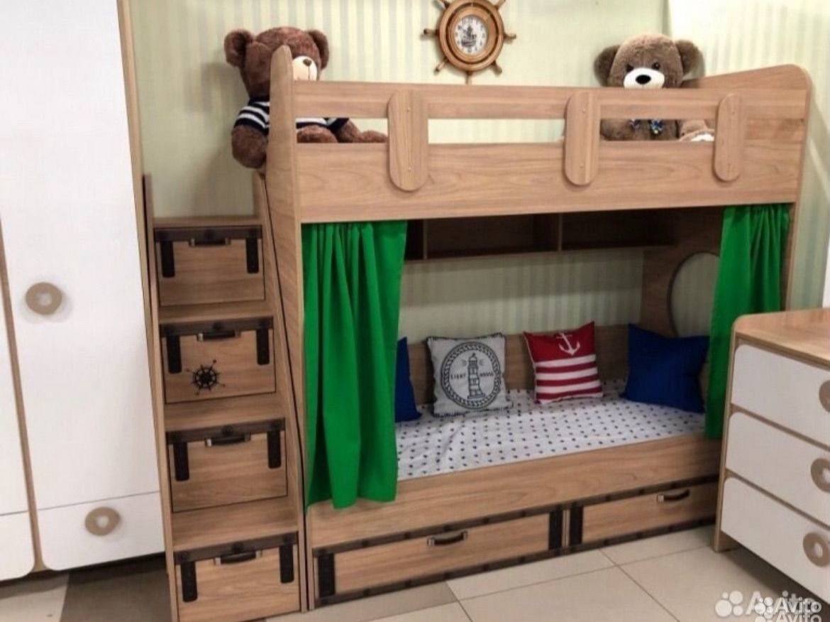 Двухъярусная кровать с ящиками - Товары для детей в Хабаровск - фото 4