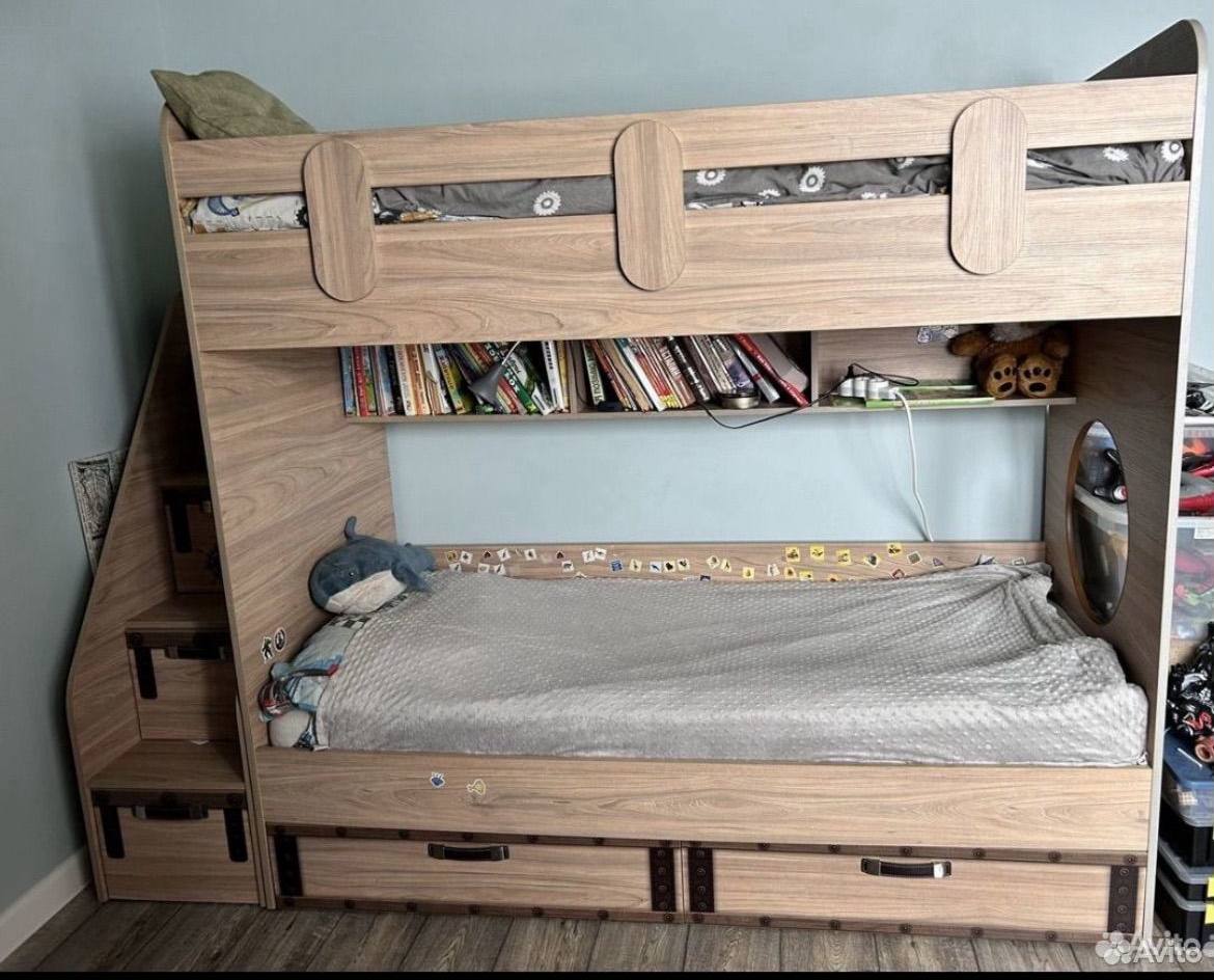 Двухъярусная кровать с ящиками - Товары для детей в Хабаровск - фото 5