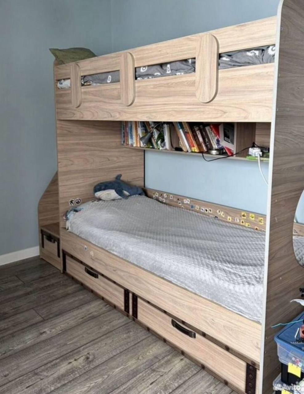 Двухъярусная кровать с ящиками - Товары для детей в Хабаровск - фото 7