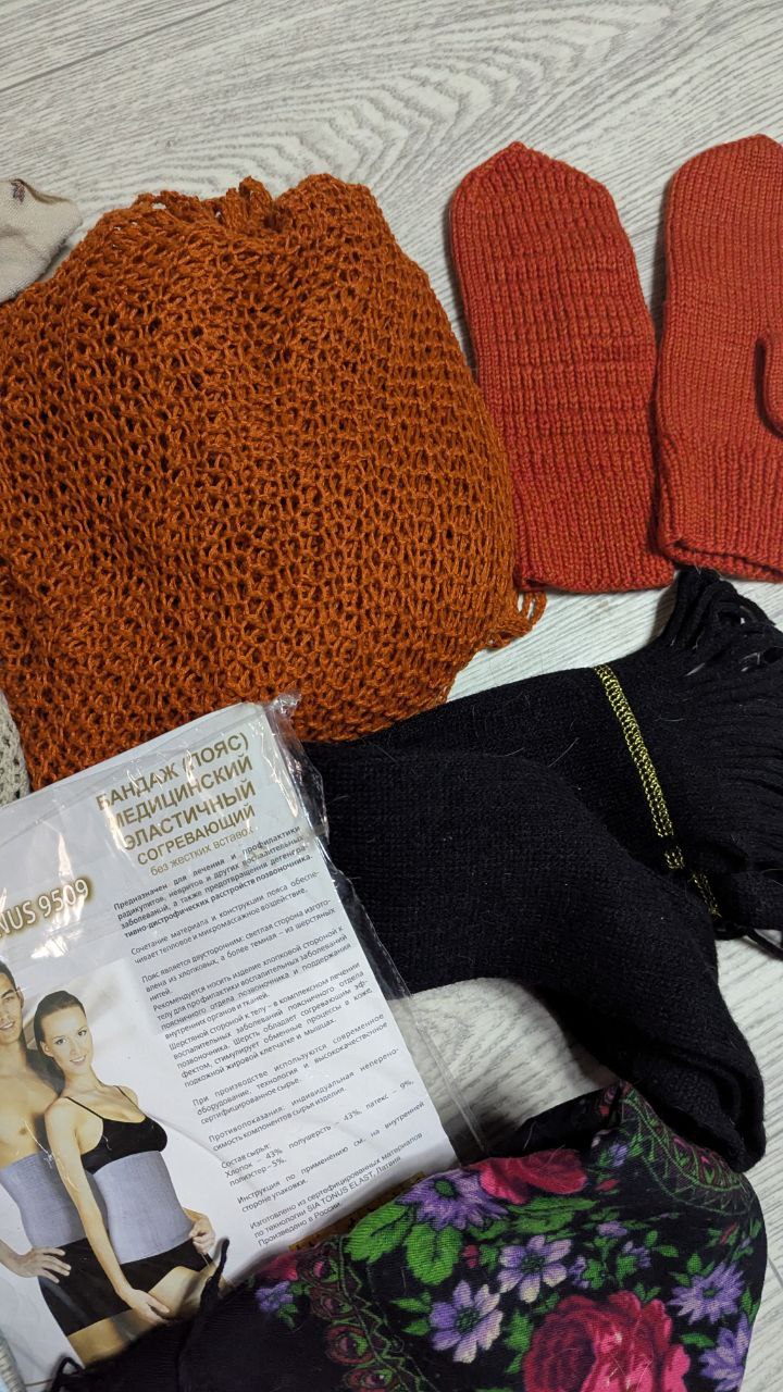 Согревающий бандаж, шапка, шарфы, варежки - Одежда в Санкт-Петербург - фото 2