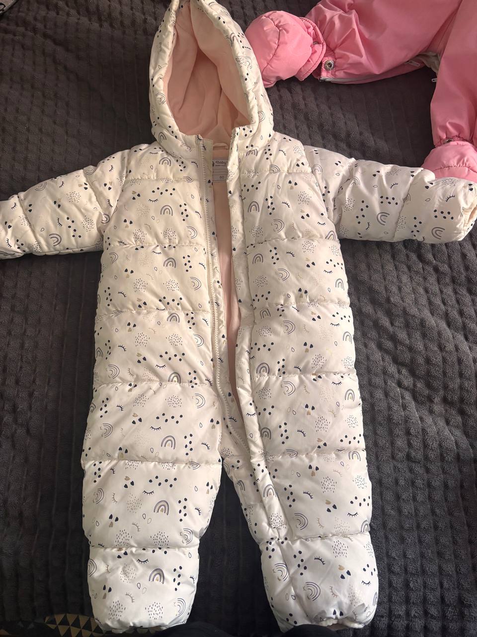 Зимний комбинезон на девочку размер 80 - Товары для детей в Санкт-Петербург