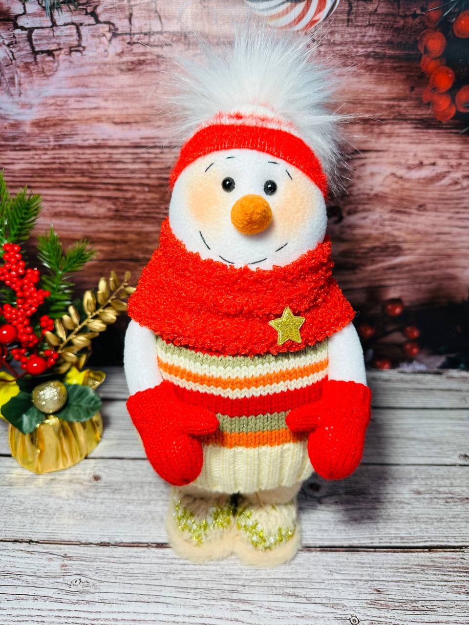 Снеговик ручной работы - частное объявление в Пенза