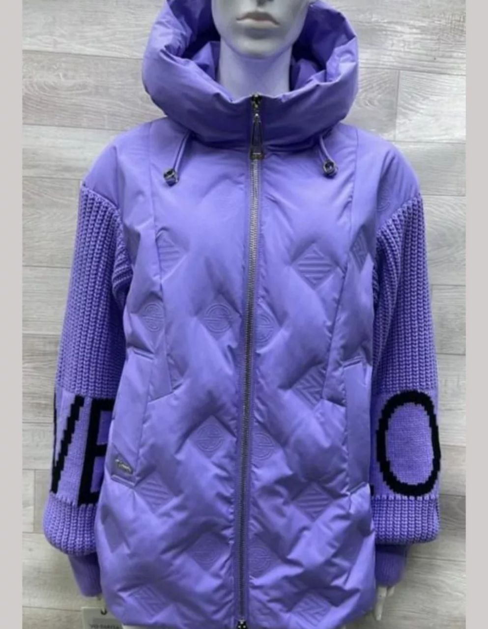 Куртка с вязаными рукавами - Одежда в Москва - фото 3