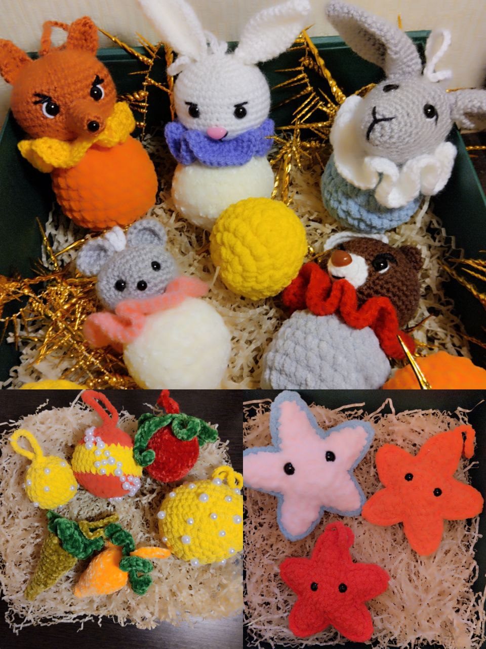 Вязаные ёлочные игрушки - Хобби и отдых в Москва