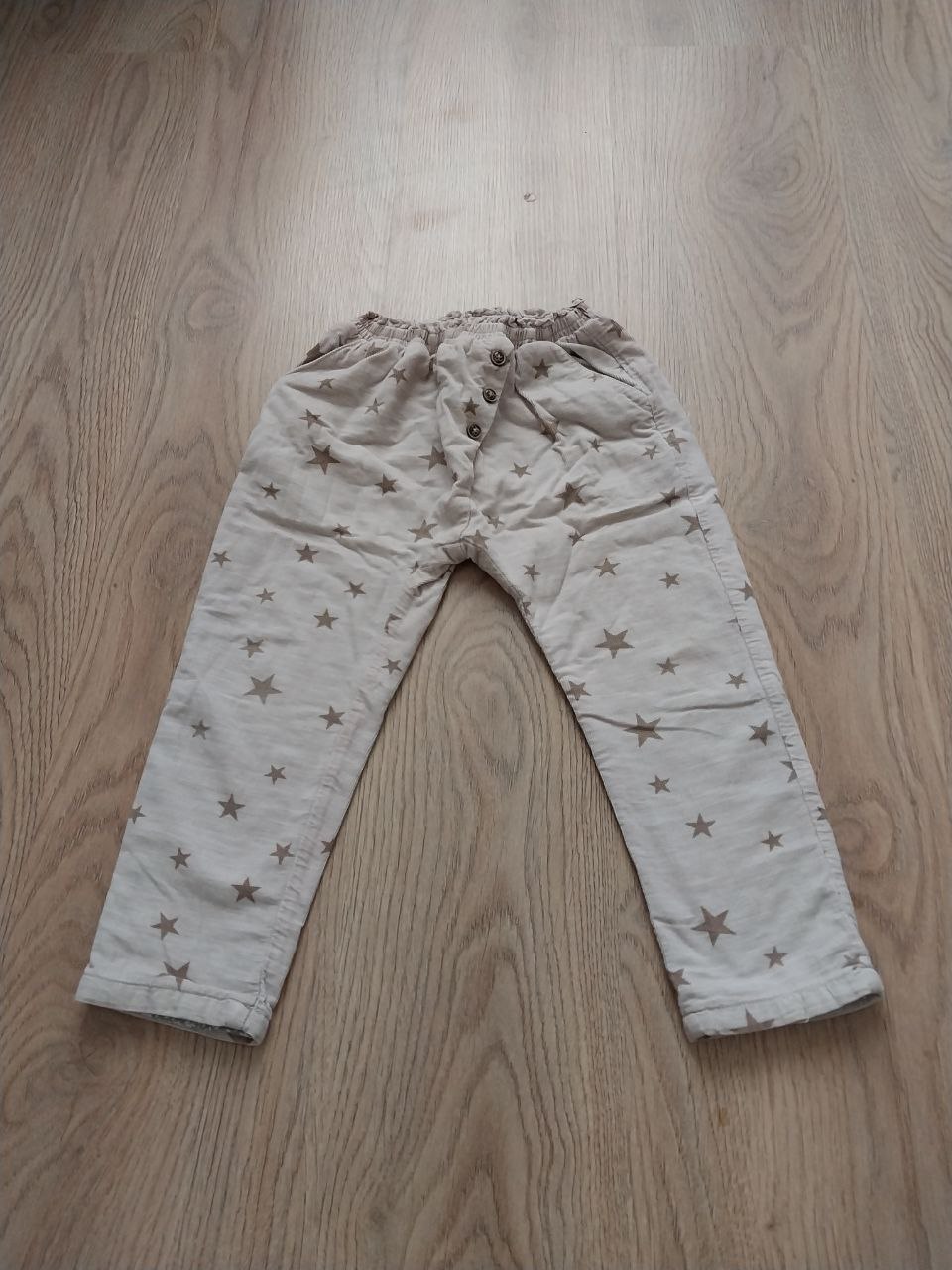 Бежевые штанишки из микровельвета - Одежда в Москва