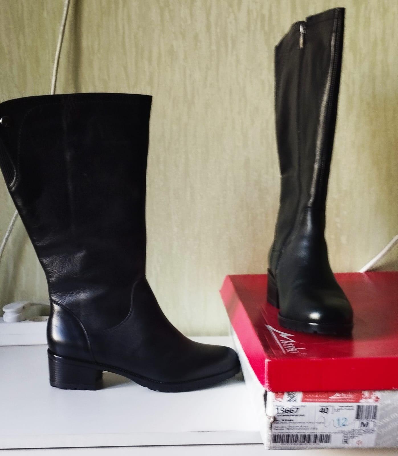 Продаются новые кожаные зимние сапоги - Одежда в Ростов-на-Дону