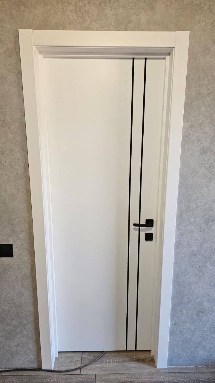 Белые щитовые двери с молдингом - частное объявление в Казань