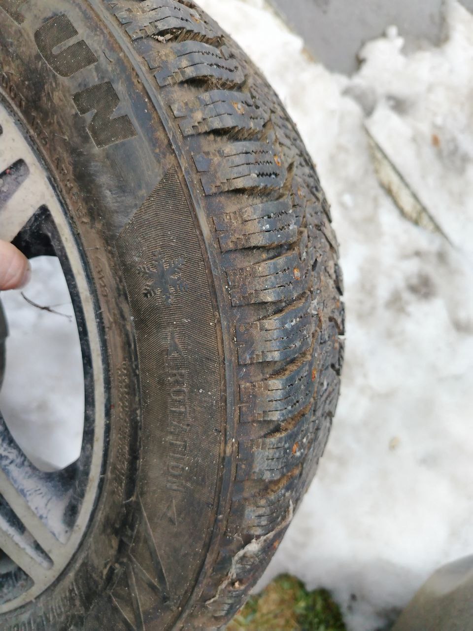 Продам зимнюю резину на литых дисках - Авто в Новосибирск - фото 3