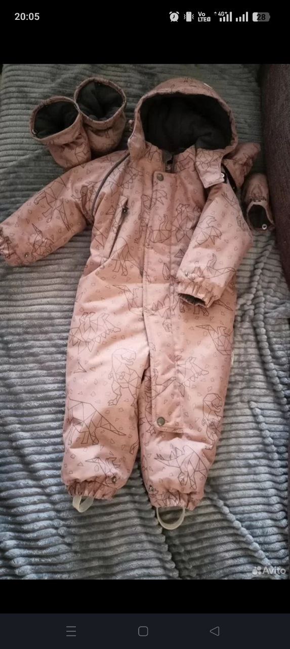 Зимний комбинезон Crockid размер 80-86 - частное объявление в Новосибирск