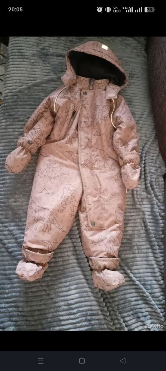 Зимний комбинезон Crockid размер 80-86 - Товары для детей в Новосибирск - фото 6