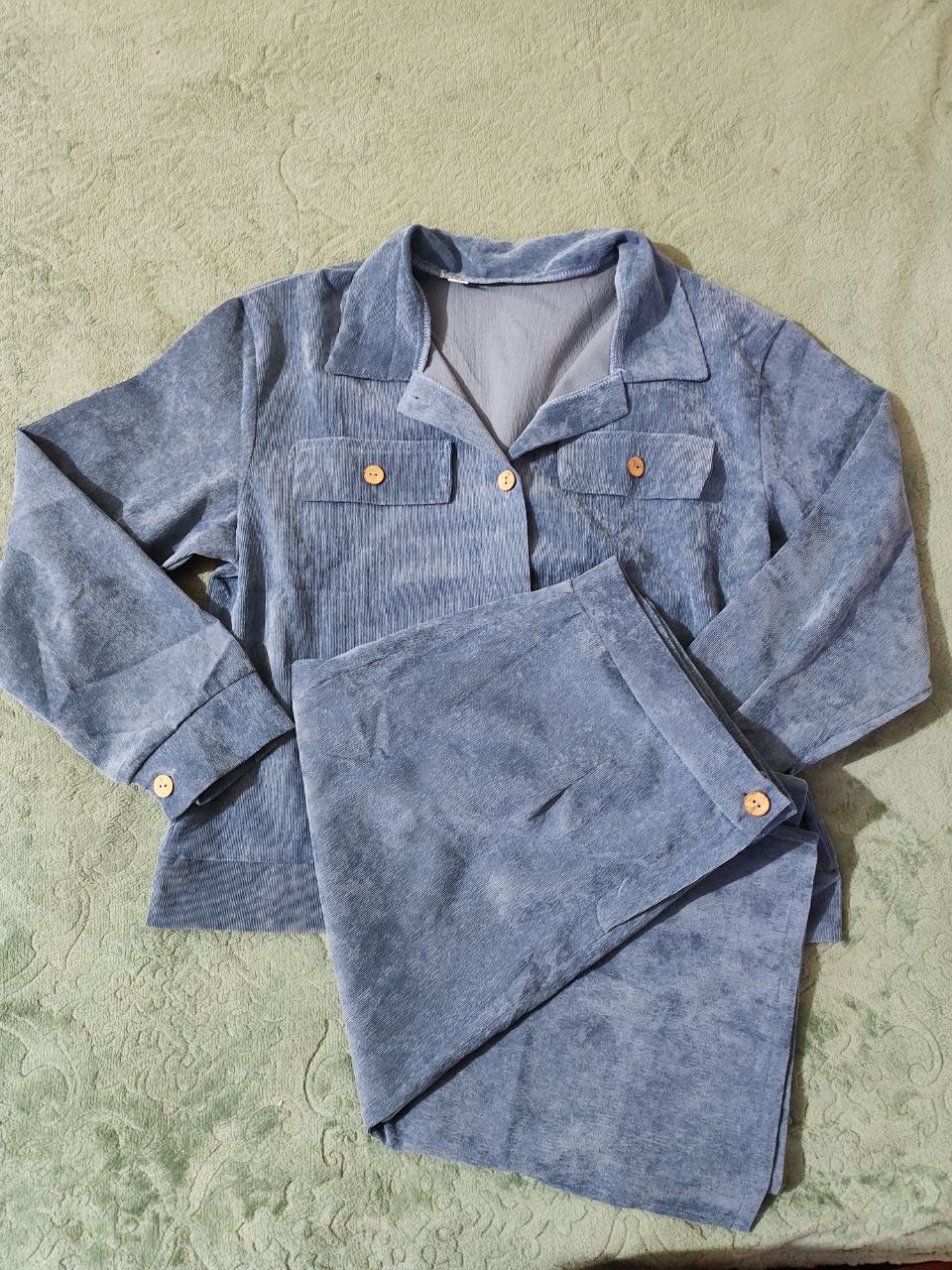 Костюм двойка с юбкой вельвет - Одежда в Саратов - фото 2