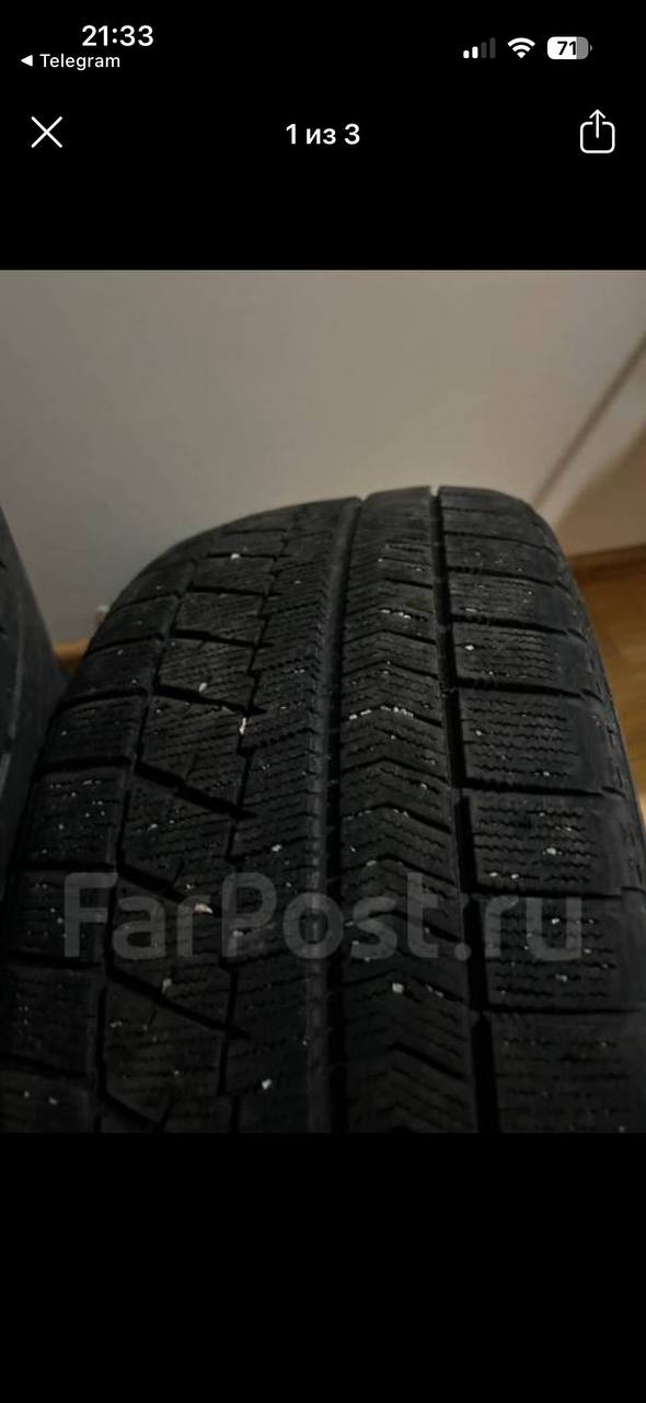 Шины Bridgestone blizzak vrx 215/50 R17 - Авто в Владивосток - фото 4