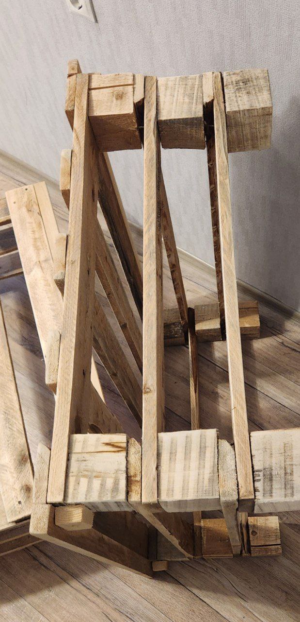 Кровать из паллет 200х90 - Для дома и дачи в Томск - фото 2