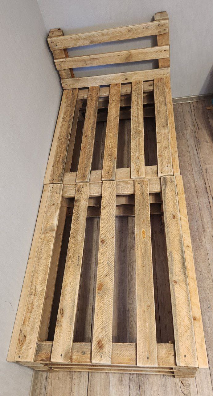 Кровать из паллет 200х90 - Для дома и дачи в Томск - фото 3