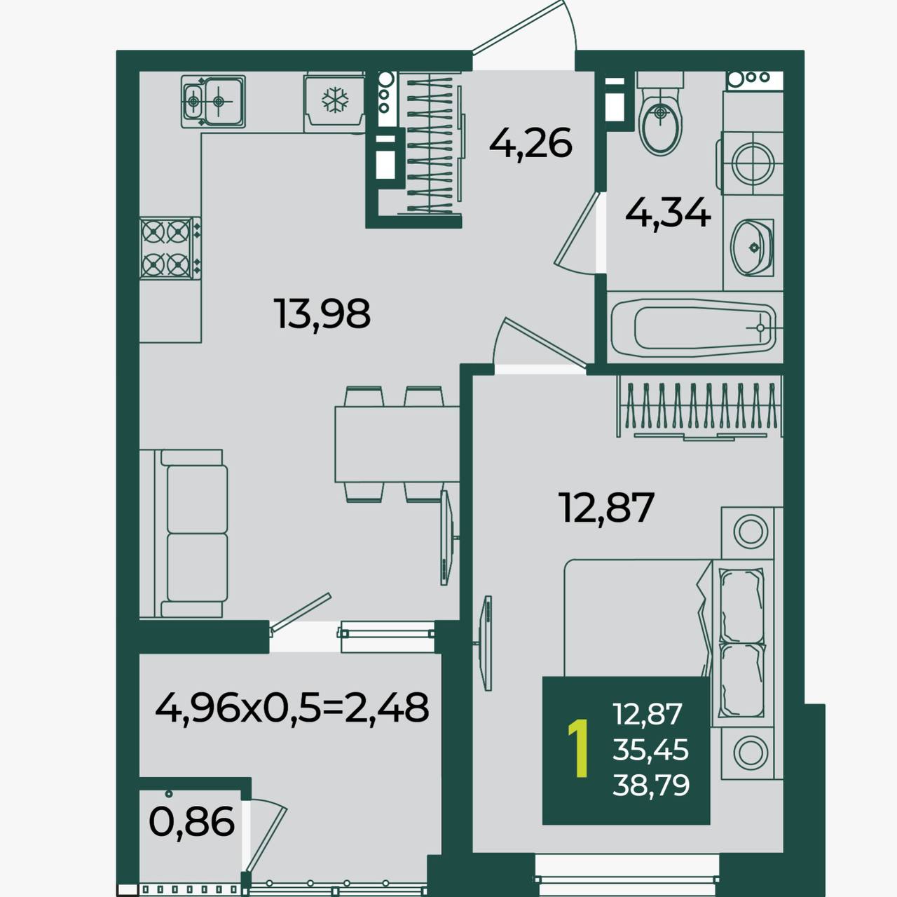 Продажа однокомнатной квартиры в Краснодаре - частное объявление в Краснодар
