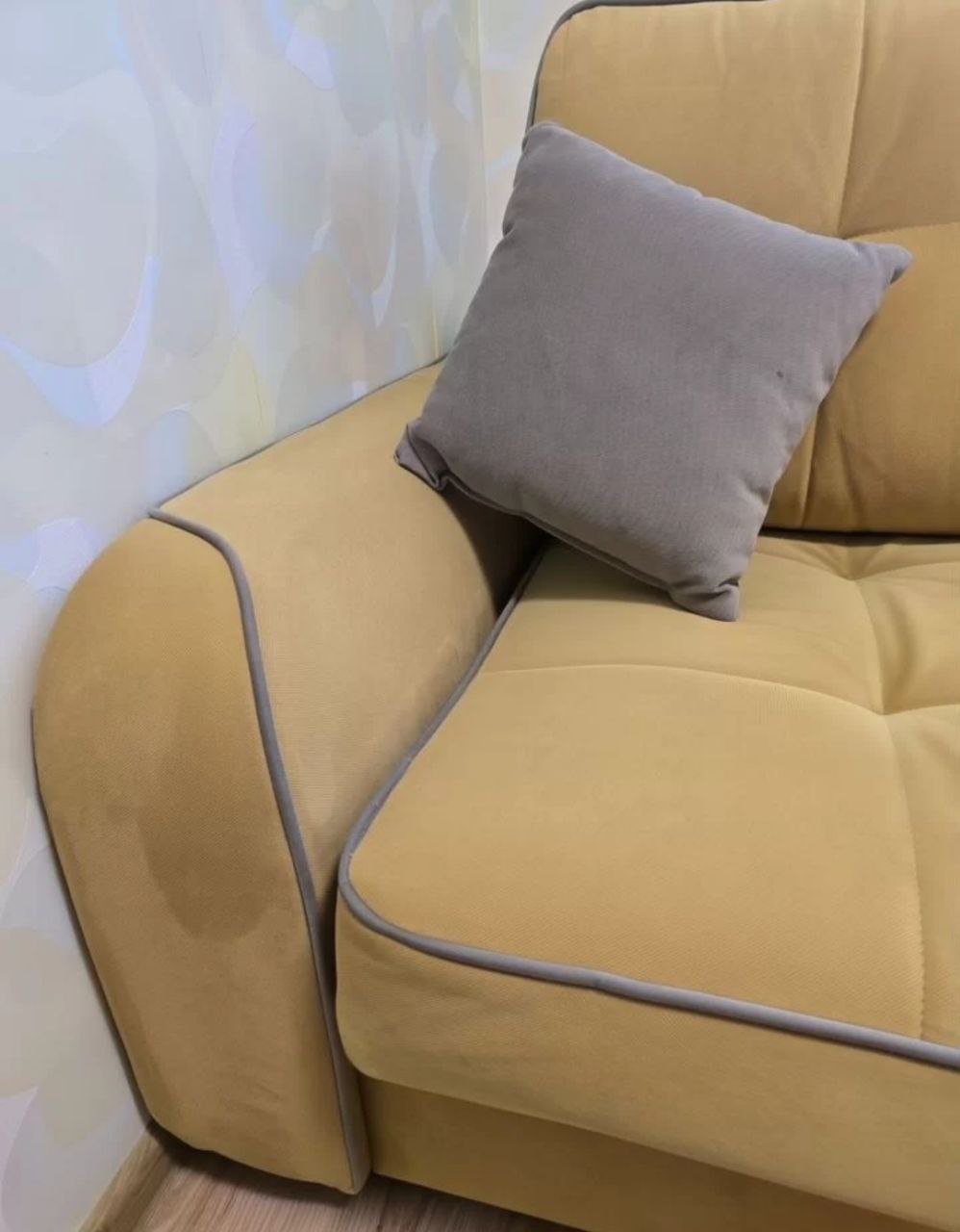 Стильный раскладной диван желтого цвета - Для дома и дачи в Химки - фото 3