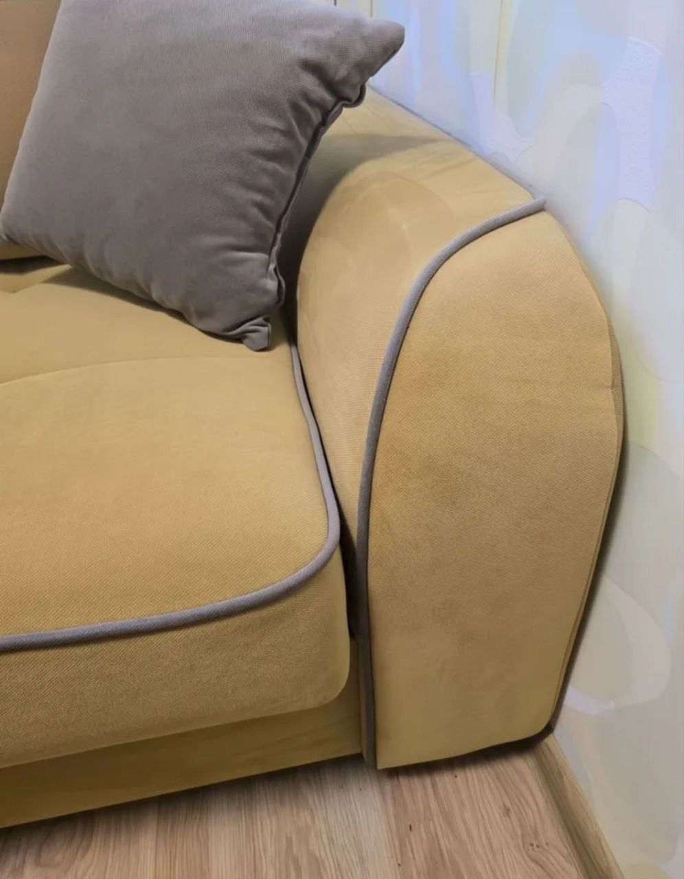 Стильный раскладной диван желтого цвета - Для дома и дачи в Химки - фото 4