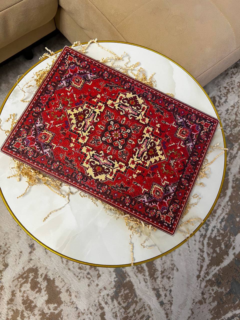 Стеклянная раздельная доска с этническим принтом - частное объявление в Химки