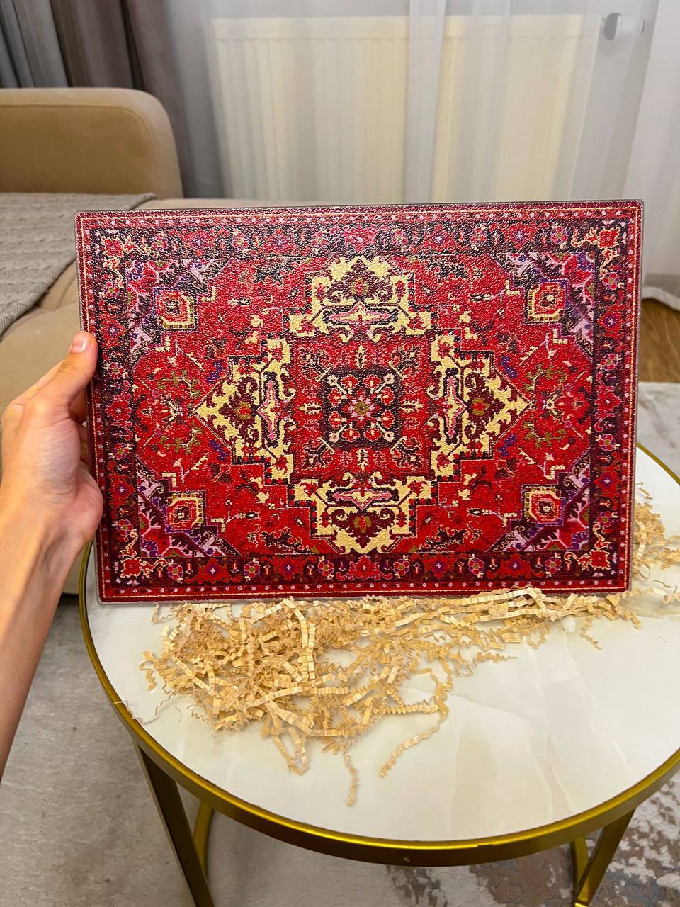 Стеклянная раздельная доска с этническим принтом - Для дома и дачи в Химки - фото 4