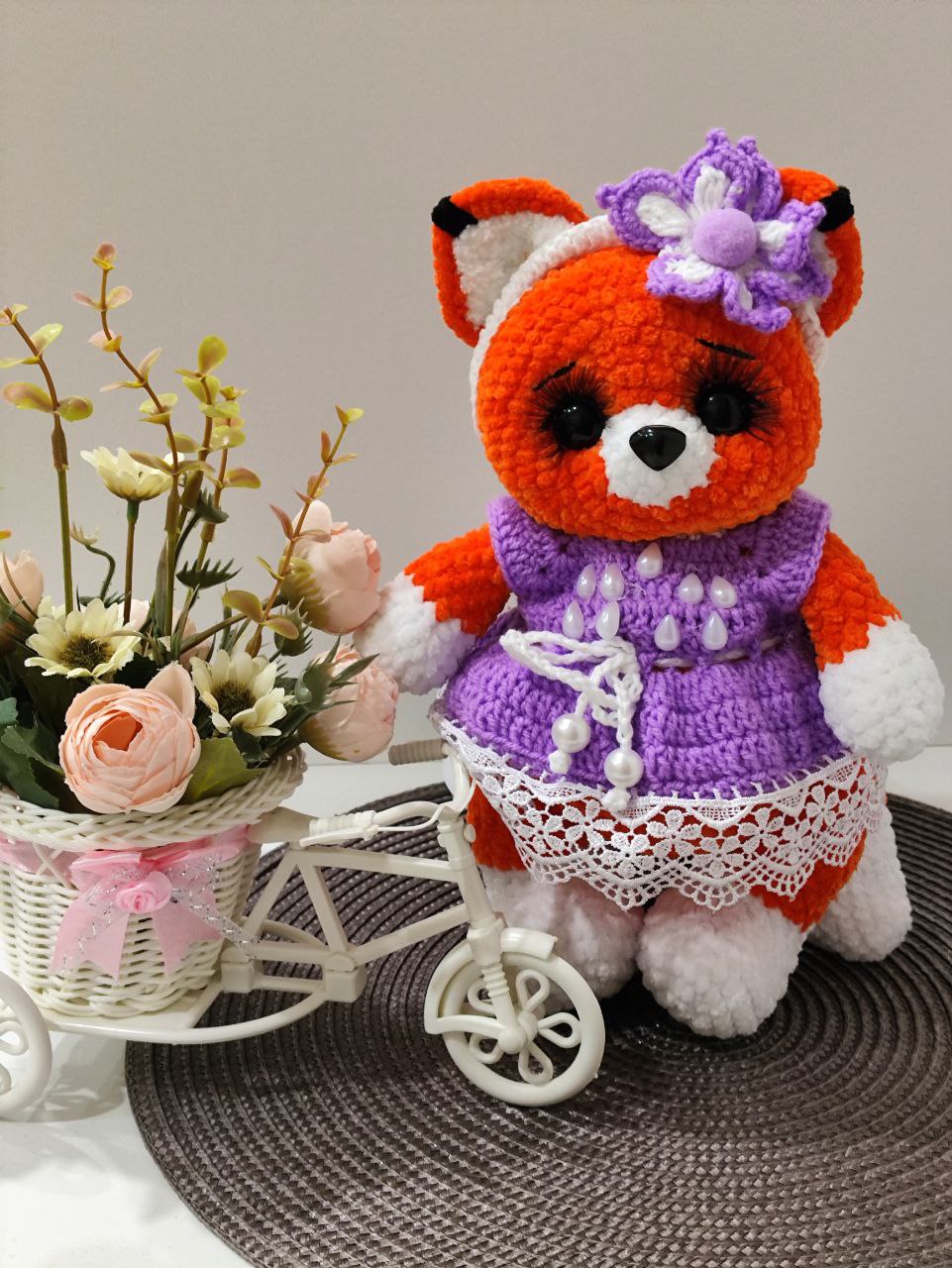 Плюшевая Лисичка ручной работы - Хобби и отдых в Михайловка