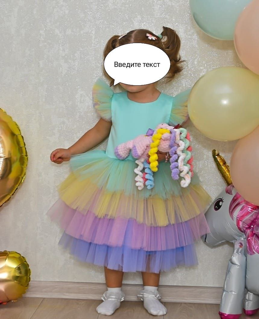 Платье на девочку в стиле Единорожки - Товары для детей в Орск