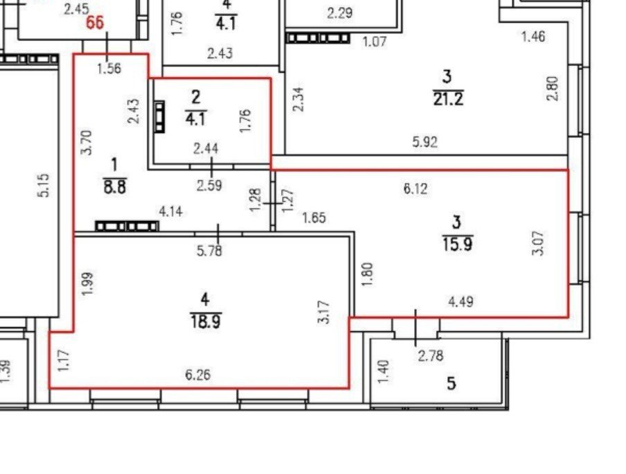 Продаётся просторная 1к квартира в ЖК Космос - Недвижимость в Екатеринбург - фото 4