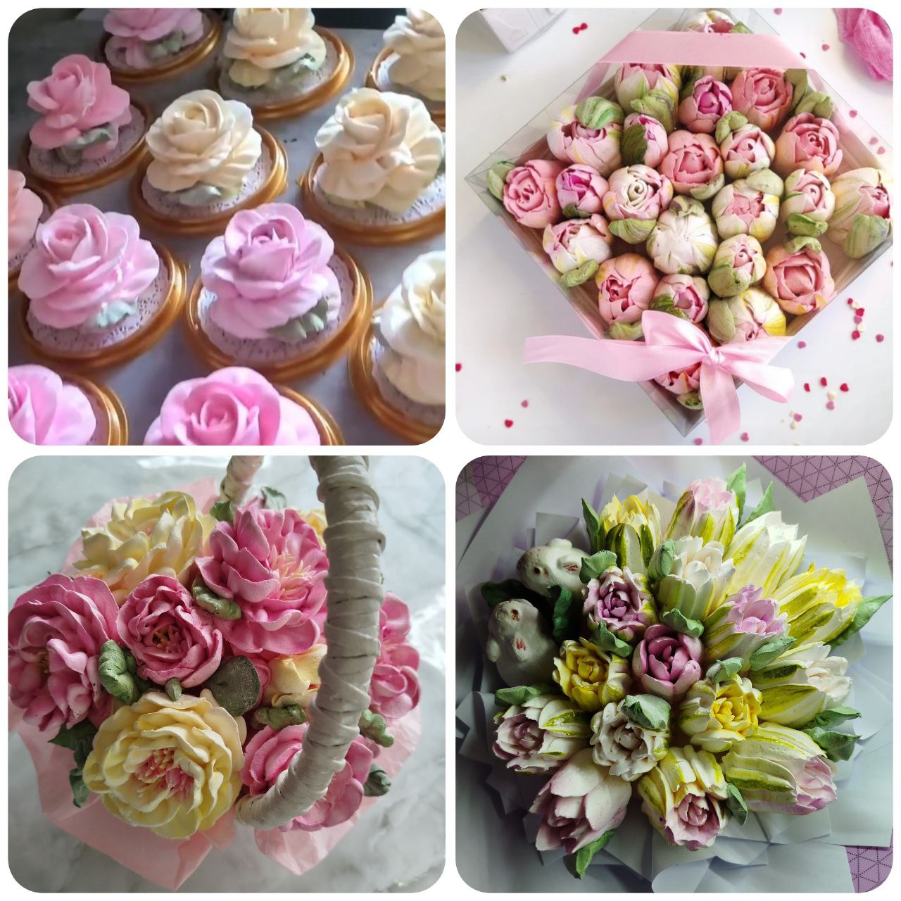 Зефирные цветы на ягодно-фруктовом пюре - Хобби и отдых в Энгельс-Саратов - фото 3