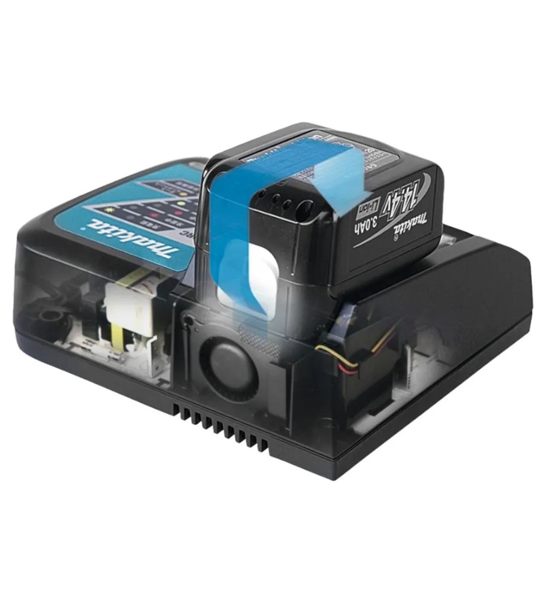 Быстрое зарядное устройство Makita оригинал DC18RC LXT - Электроника в Новороссийск - фото 4